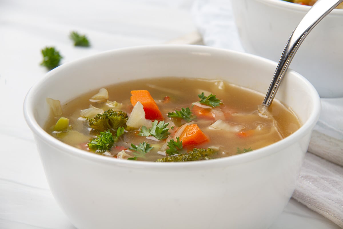 Weight Watchers Vegetable Soup (Zero Points!) – Act One Art