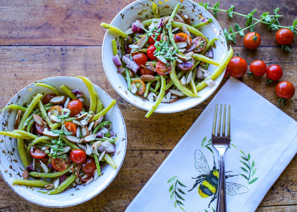 Wax Bean Cherry Tomato Salad – Act One Art