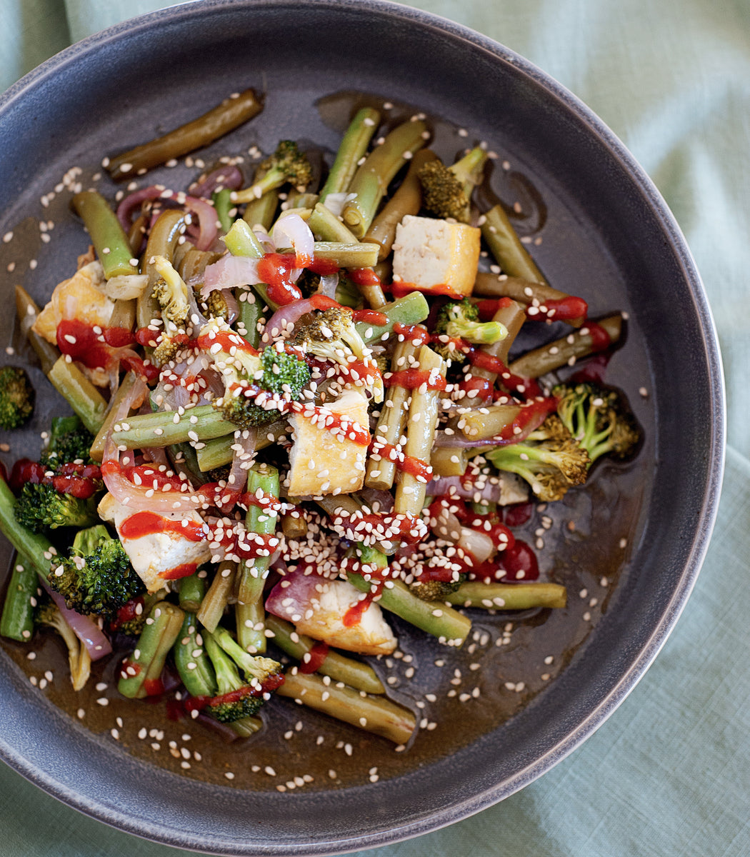 Broccoli, Green Bean, and Tofu Stir-fry – Act One Art