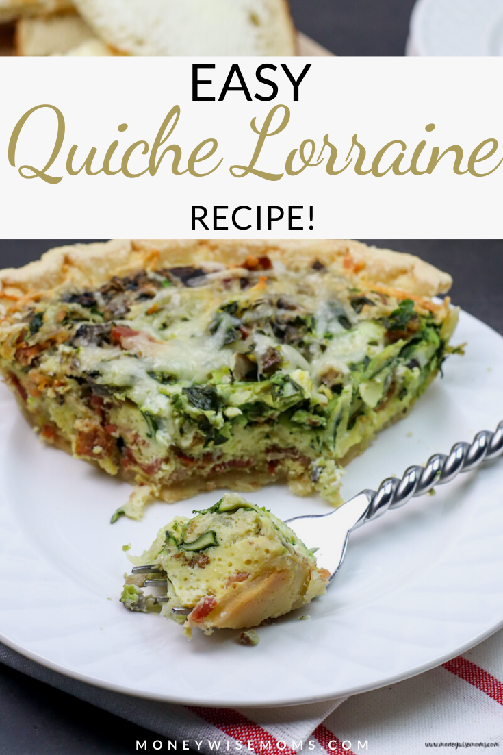 Quiche Lorraine Recipe | Bacon Swiss Quiche – Act One Art