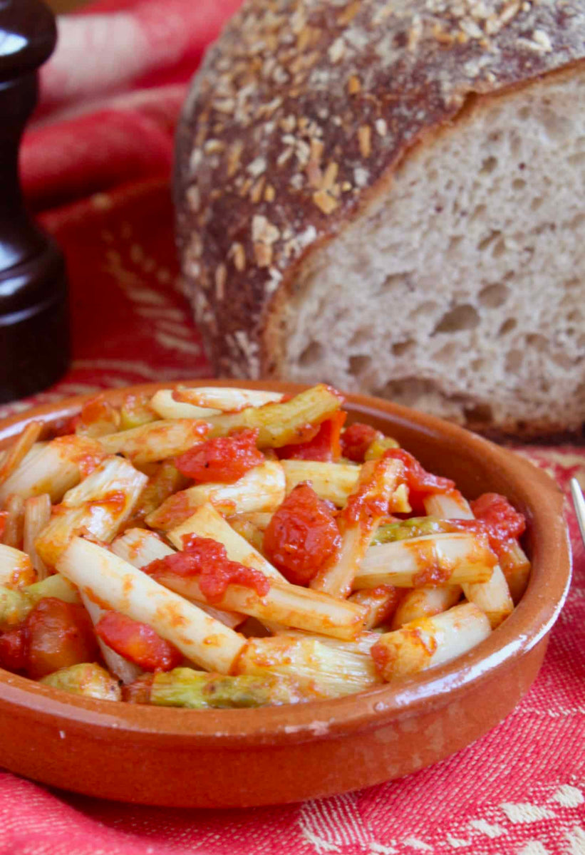 White Asparagus Recipe (Italian Style with Tomatoes) – Act One Art