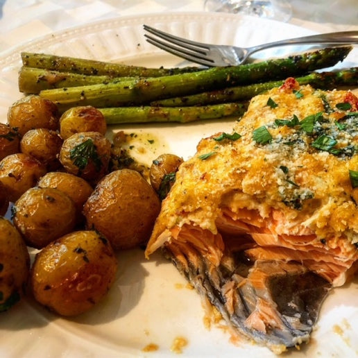 Delicious Stuffed Salmon – Act One Art