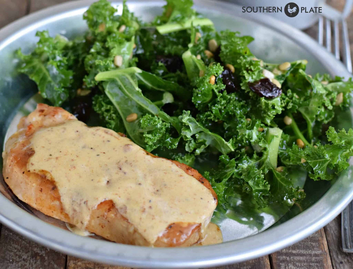 Pan-Seared Pork Chops with Velvet Cream Sauce – Act One Art