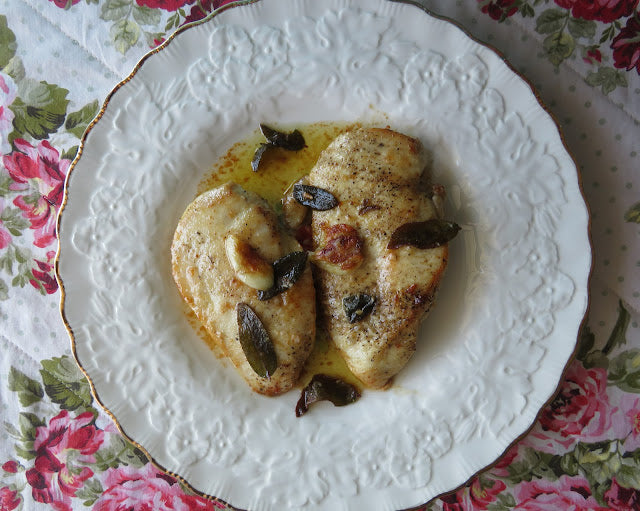 Pan Fried Chicken with Sage, Garlic & Lemon – Act One Art