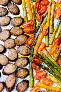 Kielbasa Veggie Sheet Pan Dinner