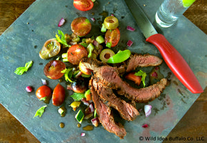 Wild Idea Buffalo Recipe of the Week - Bloody Mary Steak Salad