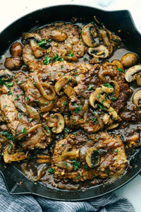 Cube Steaks with the BEST Mushroom Gravy