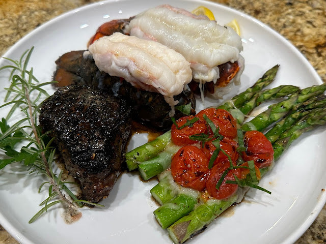 STEAK AND LOBSTER - VALENTINES DAY DINNER