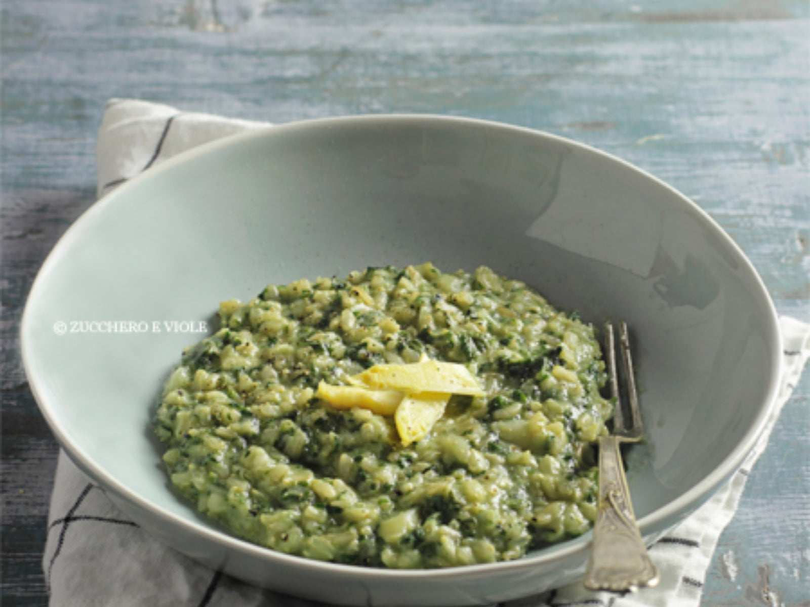 Wholemeal Risotto With Asparagus and Nettles