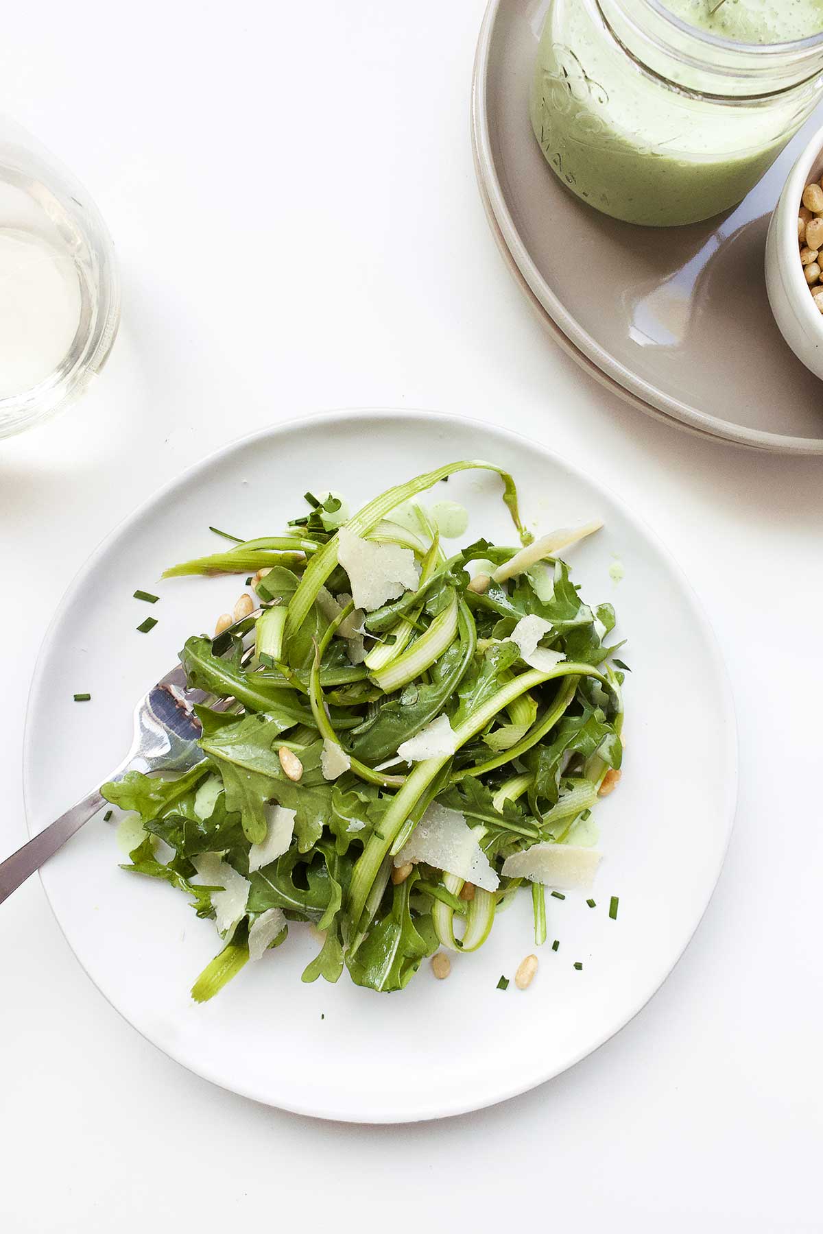 Raw Asparagus Salad