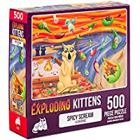 500-Piece Exploding Kittens Spicy Scream Jigsaw Puzzles for Adults only $3.74