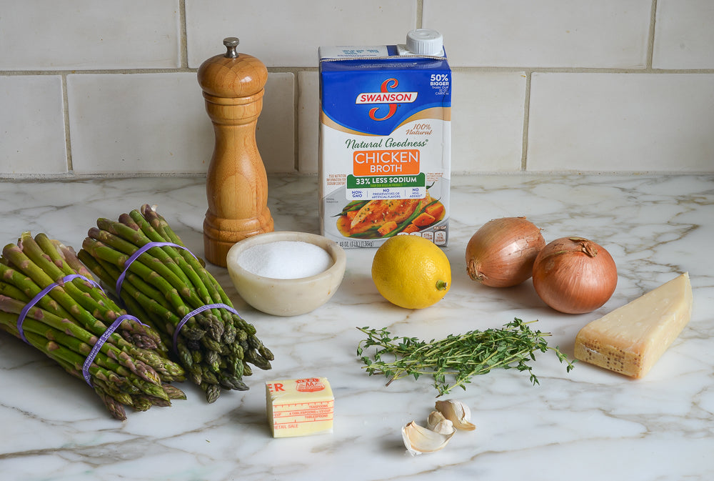 Asparagus Soup with Lemon and Parmesan