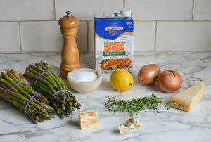 Asparagus Soup with Lemon and Parmesan