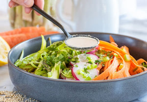 Recipe: Spring Veggie + Grain Bowl.@ClevelandClinic #healthaware