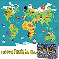 NEILDEN 100-Piece Jigsaw Puzzle for Kids Ages 4-8 only $7.00
