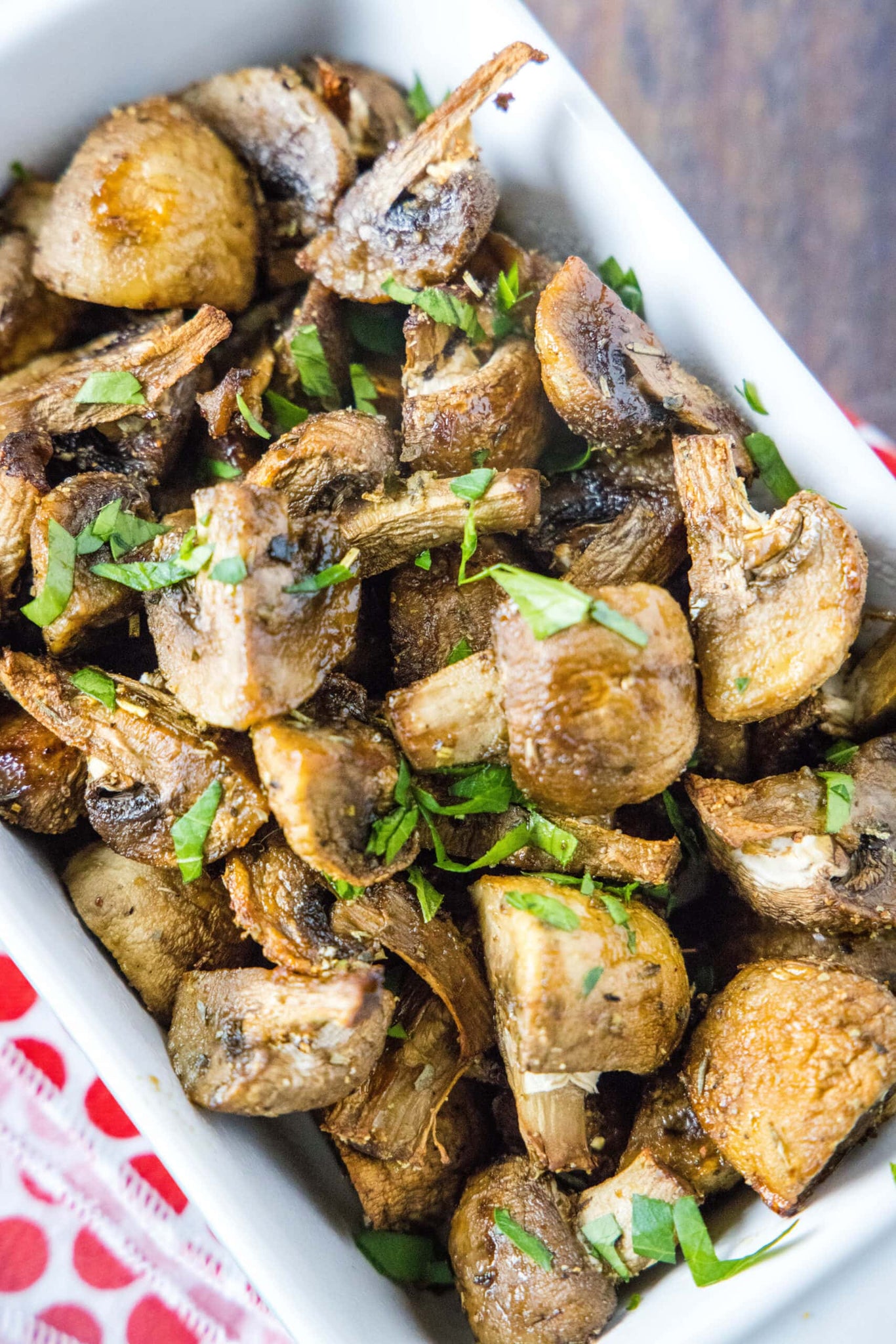 Air Fryer Mushrooms