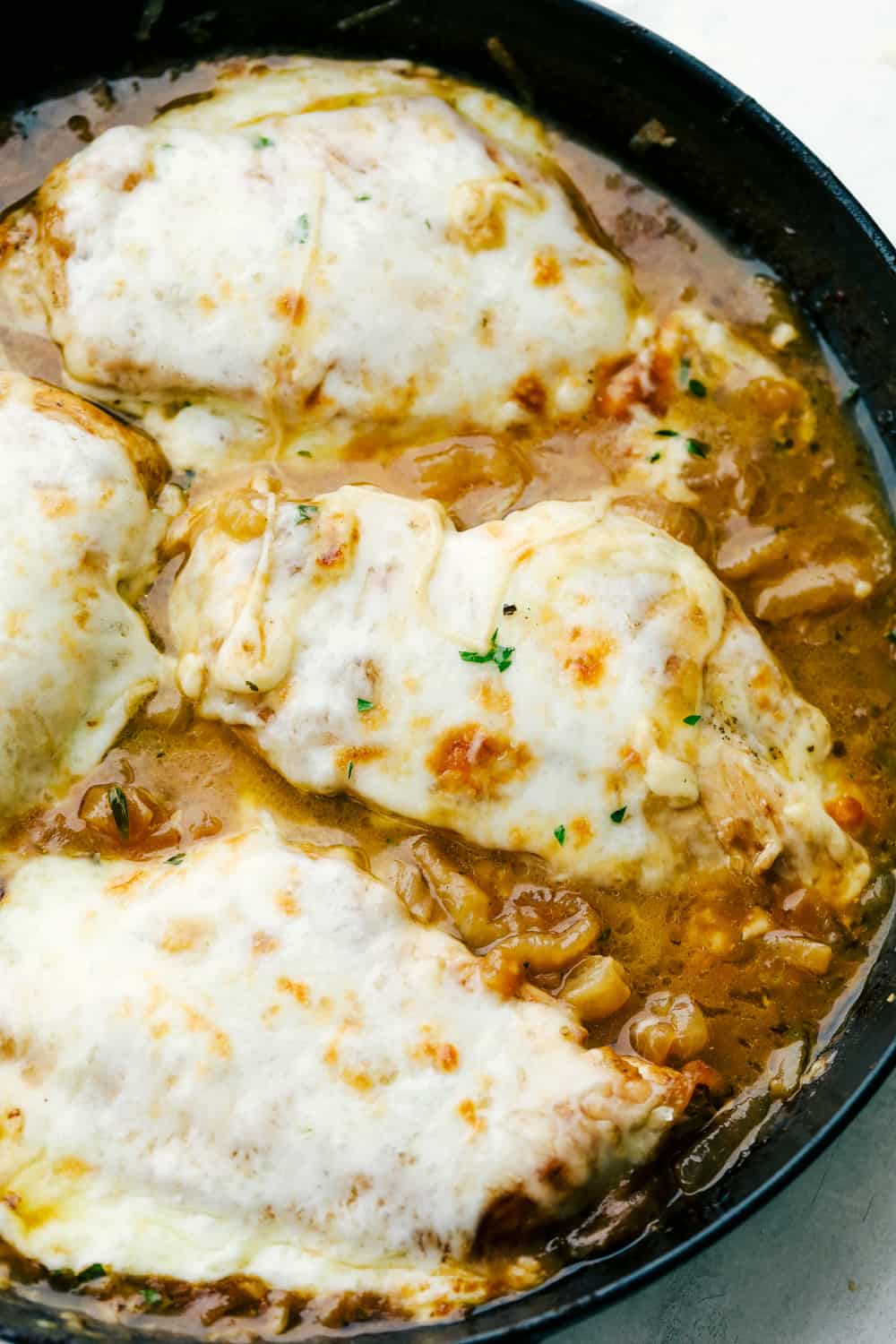 Skillet French Onion Chicken