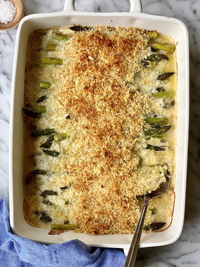 This Creamy Asparagus Casserole Has a Bright, Fresh Twist