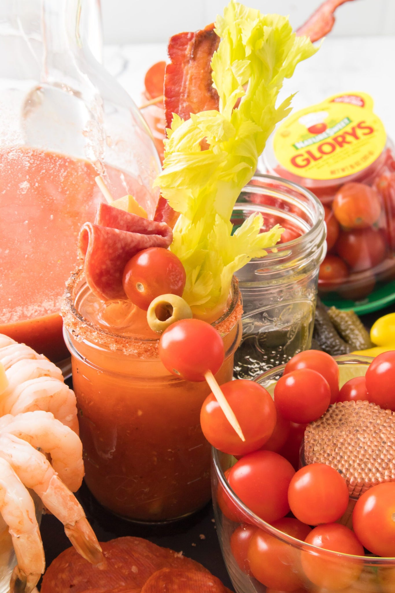 Charcuterie Board: Bloody Mary Bar