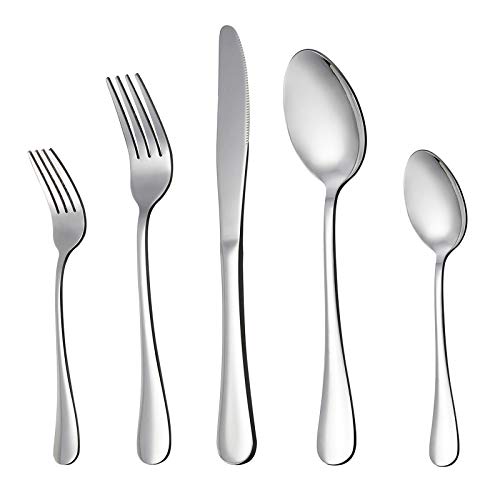 Best Stainless Steel Dinnerware Set out of top 18 | Flatware Sets