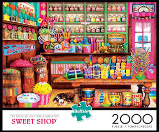 Buffalo Games - Sweet Shop - 2000 Piece Jigsaw Puzzle for Only $13.97 (Was $22.99)!!!