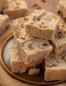 Maple Walnut Fudge is a creamy fudge with just the right amount of maple flavor and nutty crunch from toasted walnut