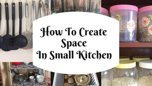 Hi Friends I am sharing how to create space in small kitchen