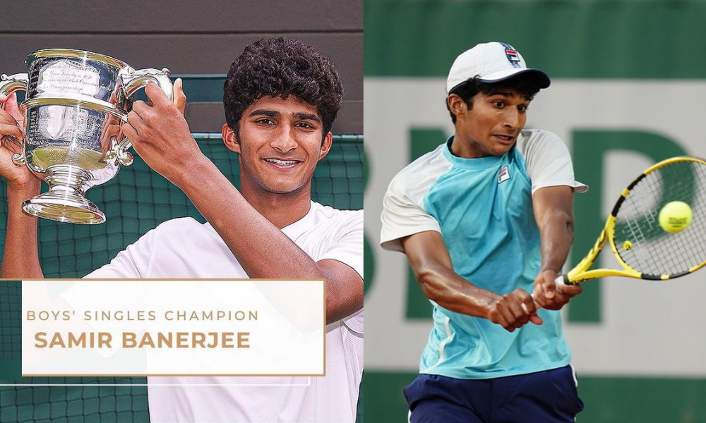 Boys singles winner Samir Banerjee brought some kind of joy to desi audiences in London’s SW 19 quarters, after all Indian players had crashed out by mid-second week at the Wimbledon 2021