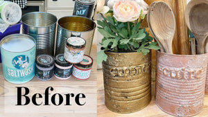 Trash To Treasure #10 Tin Can Utensil Organizer by Jami Ray Vintage (2 months ago)