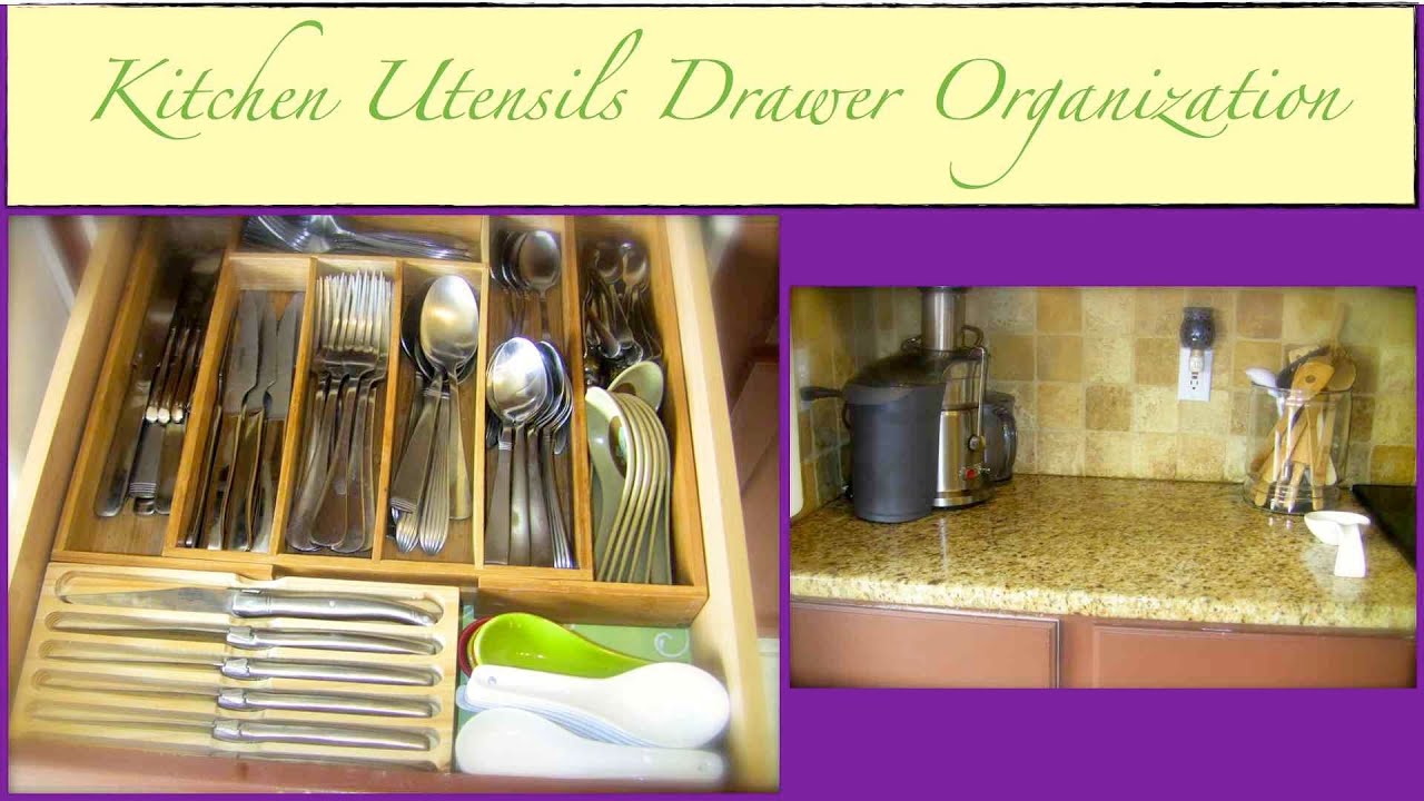 In this video, I give you a tour and show you how I organized the 4 drawers in my kitchen specifically for utensils - eating, cooking and serving