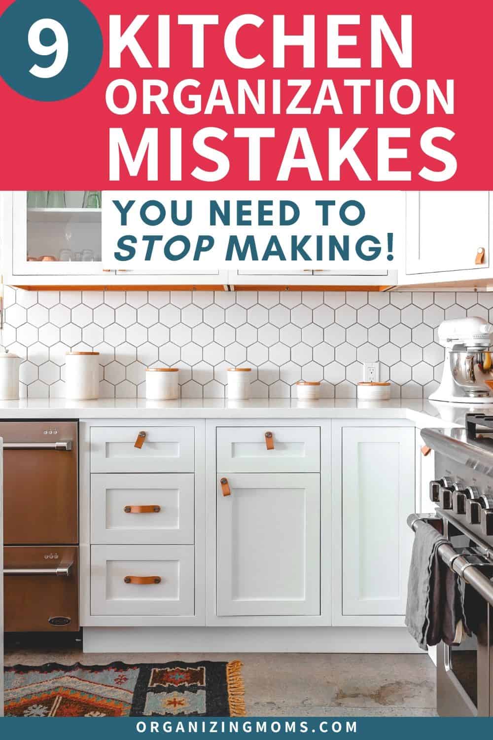 Are you making these common kitchen organization mistakes? Find out how to correct these mistakes and get your kitchen organized once and for all.