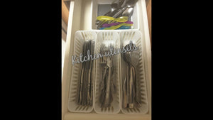 How to organize Kitchen utensils Drawer - Organized Kitchen - كيفية تنظيم ادوات المطبخ