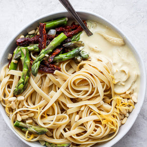 Creamy Vegan Asparagus Pasta