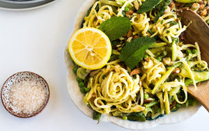 One-Pan White Wine and Preserved Lemon Pasta [Vegan, Gluten-Free]