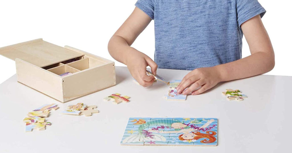 Melissa & Doug 8 Wooden Jigsaw Puzzles Boxed Set Only $9.52 on Amazon (Regularly $26)