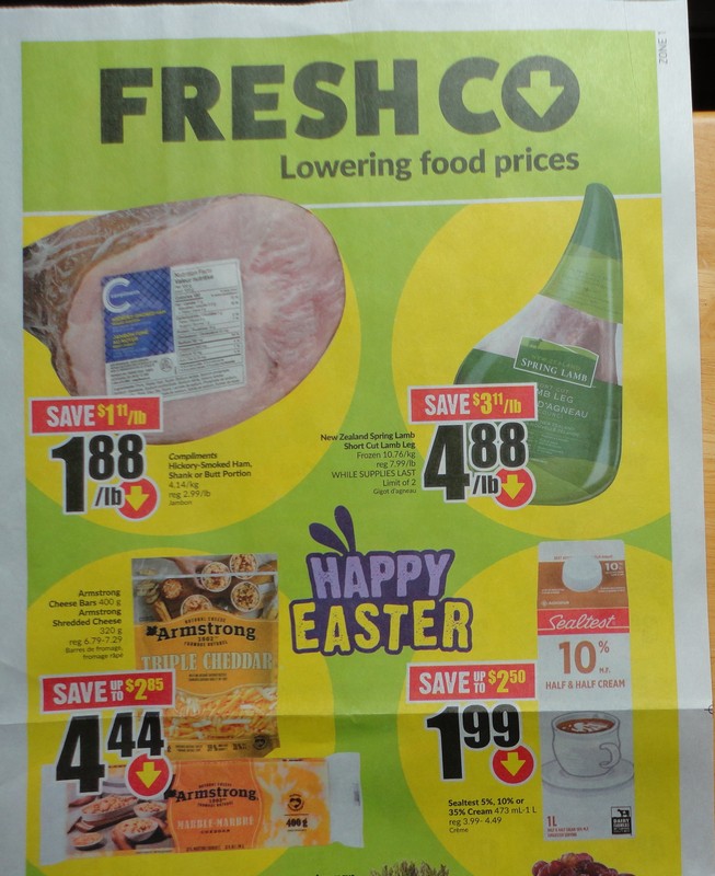 Freshco Ontario Flyer Sneak Peek April 6th – 12: 1L Sealtest Cream $1.99 + More!