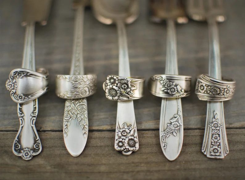 RINGS Made From Silverware