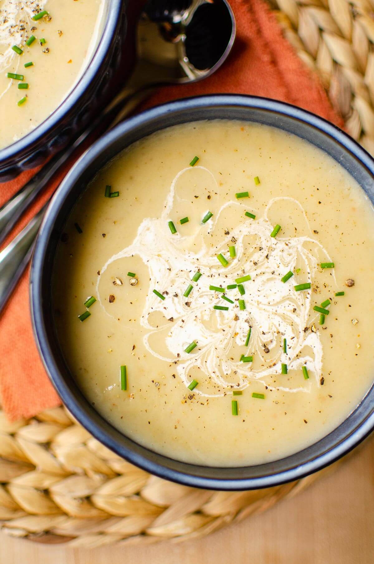 Slow Cooker Leek and Potato Soup