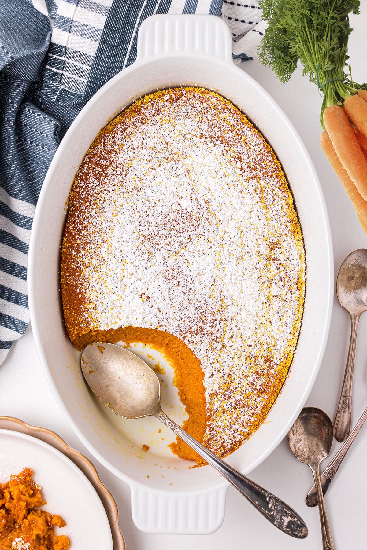 Easy Carrot Souffle With Brown Sugar & Cinnamon