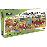 750-Piece Lang Harvest Truck Panoramic Jigsaw Puzzle only $9.80