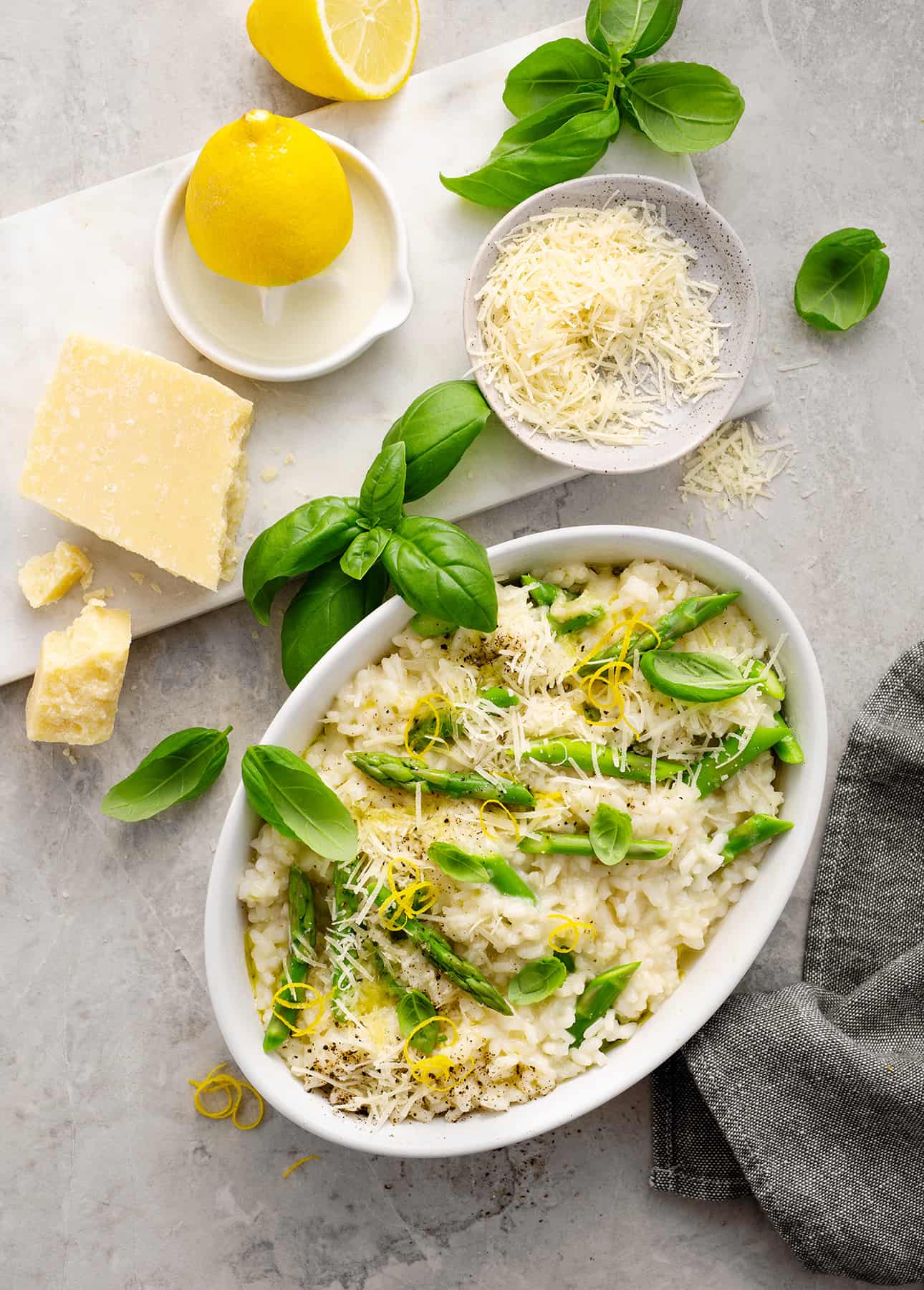 Lemon Asparagus Risotto