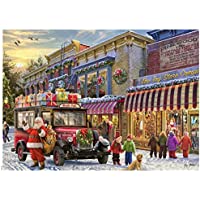 1000-Piece Ceaco Classic Christmas Santa’s Coming to Town Jigsaw Puzzle only $6.00