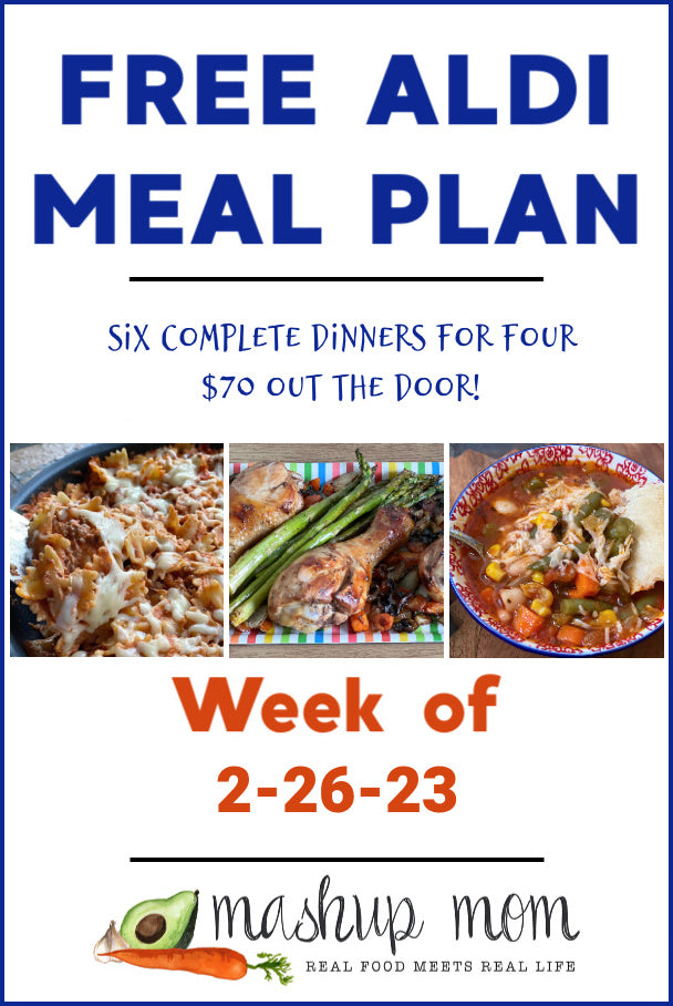 Free ALDI Meal Plan week of 2/26/23