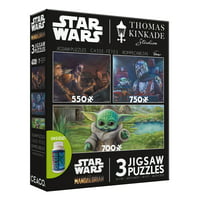 Ceaco Star Wars Mandalorian Three Interlocking Jigsaw Puzzles only $7.00