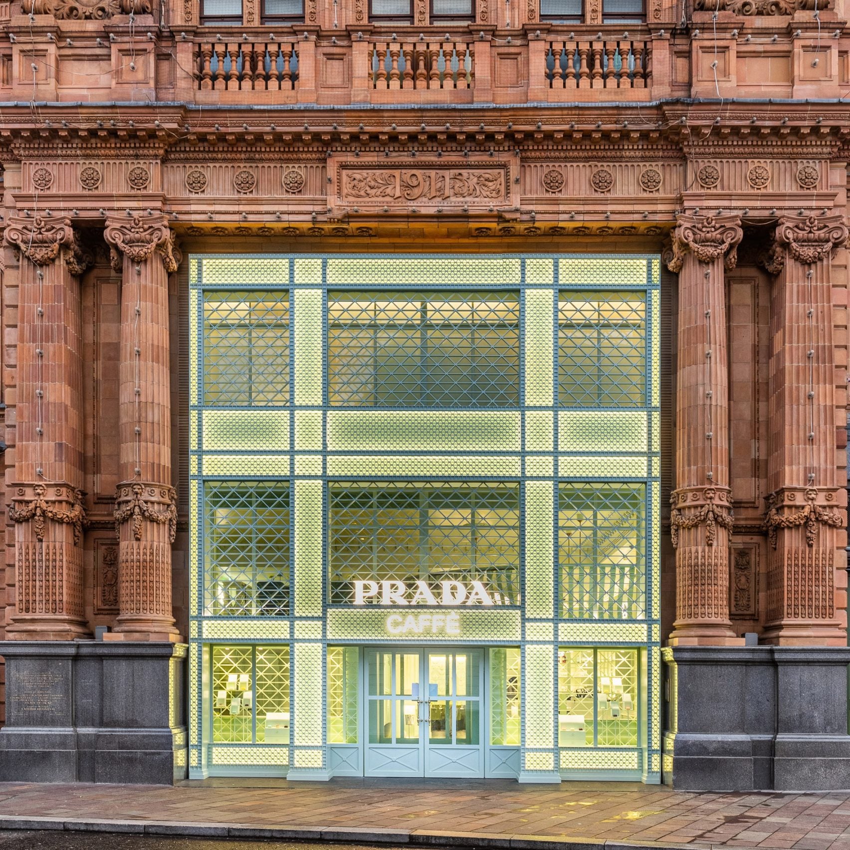 Prada opens Milanese-informed cafe at Harrods