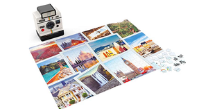 500-Piece World Traveler Jigsaw Puzzle in 3D Tin Container Cool Vintage Retro 70’s Camera Only $4.90! (Reg. $10)