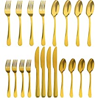 20-Piece Tribal Cooking Flatware Silverware Cutlery Serving Set only $10.40