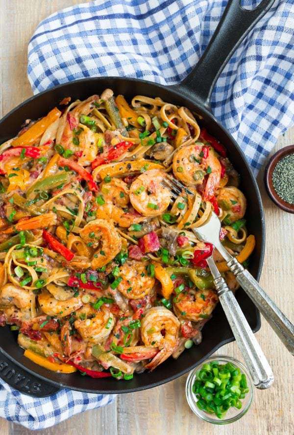 Copycat! A Resaurant-Style Cajun Shrimp Pasta That’s Healthy Too!