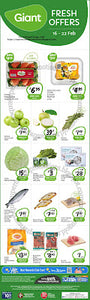 Giant Fresh Offers Promotion 16 - 22 February 2023