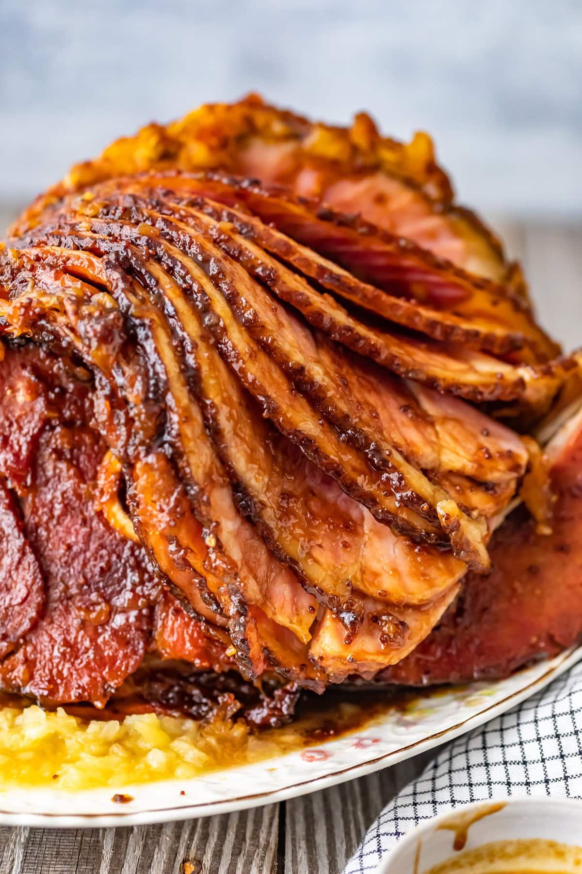 Brown Sugar Pineapple Ham (Easy Holiday Ham Recipe)